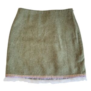 American Girl Wool Skirt w Ruffle Trim Girls 14